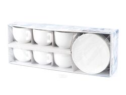 Набор чашек с блюдцами стеклокерамический "Essense White" 12 пр. 220 мл Luminarc