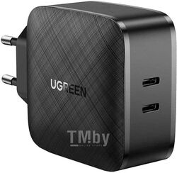 Сетевое зарядное устройство UGREEN 2*USB-C 66W PD CD216 Charger (70867)