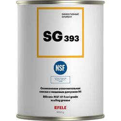 Смазка силиконовая уплотнительная SG-393 (банка 800 грамм) EFELE 91297