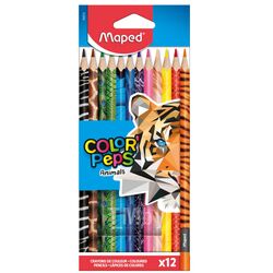 Цветные карандаши 12 шт. "Color Peps Animal" Maped 832212