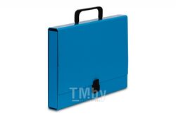 Портфель с ручкой 40 мм, голубой, картон VauPe 304/19