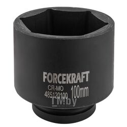 Головка ударная глубокая 1", 100мм (6гр) FORCEKRAFT FK-485120100