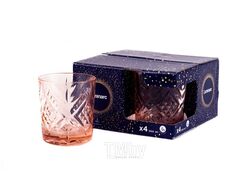 Набор стаканов стеклянных "зальцбург" розовые 4 шт. 300 мл/9,5 см Luminarc O0061