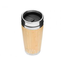 Кружка термическая 450 мл. "Bamboo Drink", метал./бамбук., коричневый Inspirion 56-0304571