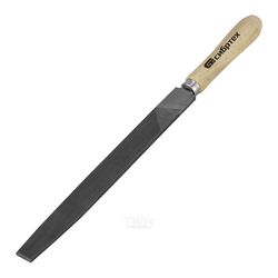 Напильник, 250 мм, плоский, деревянная ручка СИБРТЕХ 16229