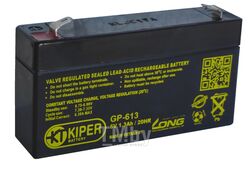Аккумуляторная батарея Kiper GP-613 F1 6V/1.3Ah