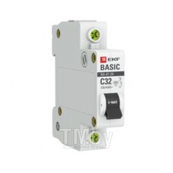Выключатель автоматический EKF ВА 47-29 1P 32А (C) 4.5кА / mcb4729-1-32C