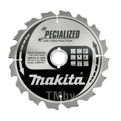 Пильный диск для строительных работ MAKITA 210x30x1.8x14T B-31310