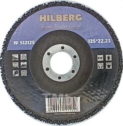 Круг полимерный зачистной Super Master 125*22,23 mm Hilberg 512125