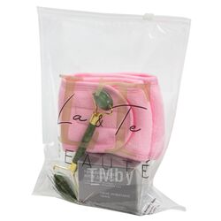 Набор (Увлажняющий крем для лица LT-1862, Массажный ролик(зеленый, Повязка на липучке (розовая), пакет 200*250) La and Te beaute LT-33