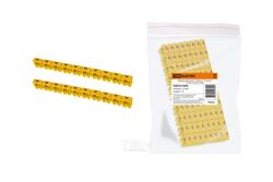 Маркер наборный - символ "4" желтый 1,5 мм2 (150 шт.) TDM SQ0534-0005