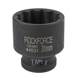 Головка ударная 31мм 12гр. 1/2" Rock FORCE RF-44831