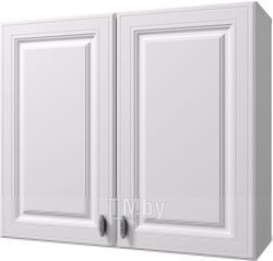 Шкаф навесной для кухни Горизонт Мебель Ева 80 (белый софт)