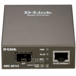 Медиаконвертер D-Link DMC-G01LC/C1A (GE, SFP)