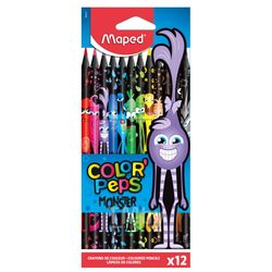 Цветные карандаши 12 шт. "Color Peps Monster" Maped 862612