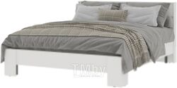 Двуспальная кровать Стендмебель Хелен КР 03 160x200 (белый/белый)