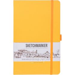 Скетчбук 13*21 см, 140 г/м2, 80 л., оранжевый неон Sketchmarker 23148043SM