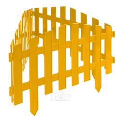 Забор декоративный "Марокко", 28 х 300 см, желтый PALISAD 65031