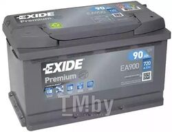 Аккумулятор Premium 90Ah 720A (R +) 315x175x190 mm EXIDE EA900