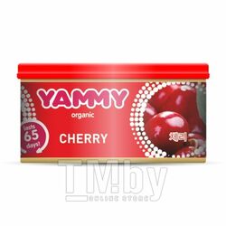 Ароматизатор с растит. наполнителем YAMMY Органик, баночка, аромат "Cherry" 42 гр, Корея D021