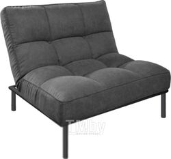 Кресло мягкое Bo-Box Кио (черный муар/нью-йорк Charcoal)