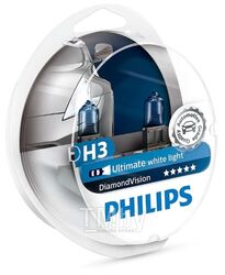Комплект галогенных ламп Philips 12336DVS2, 2шт