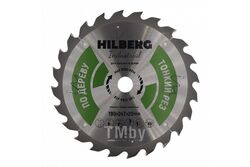 Диск пильный Hilberg серия Industrial Дерево Тонкий Рез 190x1,6x24Тx20 mm HWT194