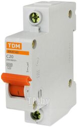 Автоматический выключатель ВА47-63 1Р 16А 4,5кА х-ка С TDM SQ0218-0003