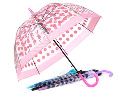 Зонт-трость складной полуавтоматический диаметр 80 см (арт. 28089628, код 229024)