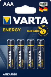 Батарейка 4шт VARTA ENERGY AAА LR03