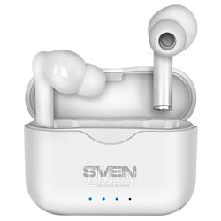 Беспроводные внутриканальные наушники с микрофоном Sven E-701BT, белый (Bluetooth, TWS)