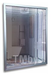 Зеркало "Торманс" 600х800 (багетная рама, выключатель-датчик на движение), Silver Mirrors