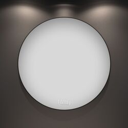 Круглое зеркало Wellsee 7 Rays Spectrum 172200040 (D = 70 см, черный контур)