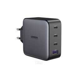 Сетевое зарядное устройство UGREEN USB-A+3*USB-C 100W GaN Tech Fast Charger + USB-C Cable CD226 (Space Gray) 90575
