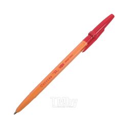 Ручка шариковая 1,0 мм, пласт., глянц., оранжевый/красный, стерж. красный Corvina 40163/03G