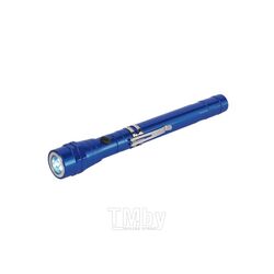 Фонарик LED "Reflect" метал., с выдвижн. ручкой и магнитом, карт. упак., синий Inspirion 58-0600610