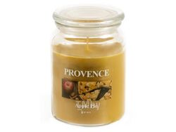 Свеча в стеклянном подсвечнике в виде банки "яблочный пирог" 9x14 см/510 г Provence 565070