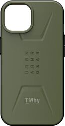 Чехол UAG Civilian для iPhone 13/14 for MagSafe Olive (114036117272)