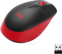 Мышь Logitech M190 (910-005908) Black/Red
