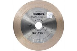 Диск алмазный Hilberg Master Ceramic 180x25x25,4 Толщина реж. кромки 1.4 mm HM504