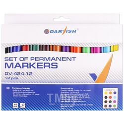 Набор маркеров Darvish DV-424-12
