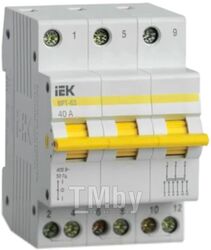 Выключатель-разъединитель IEK ВРТ-63 3Р 40А / MPR10-3-040