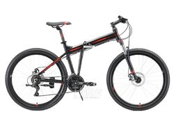 Велосипед STARK Cobra 26.2 D 2023 (18, черный/красный/черный)