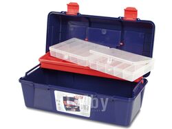 Ящик для инструмента пластмассовый с лотком 23 (356x184x163 мм) (123009) (TAYG)