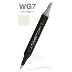 Маркер перм., худ. "Brush" двусторонний, WG7, теплый серый 7 Sketchmarker SMB-WG7