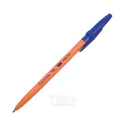 Ручка шариковая 1,0 мм, пласт., глянц., оранжевый/синий, стерж. синий Corvina 40163/02G