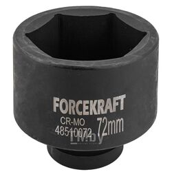 Головка ударная глубокая 1", 72мм (6гр) FORCEKRAFT FK-48510072