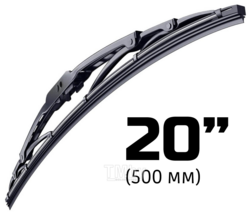 Щетка стеклоочистителя каркасная Classic TOP-PROTECT 20" (500мм) Senfineco 3963