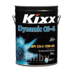 Моторное масло полусинтетическое KIXX HD CG-4 10W40 20L API CG-4, Allison C-4, CAT TO-4 Semi Synthetic L5255P20E1