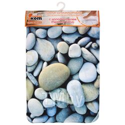 Коврик из микрофибры Mat-Pebbles_MF "Галька", размер 40*60см Рыжий кот 000874